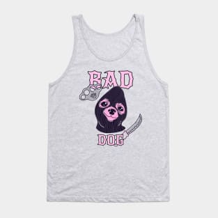 bad dog in balaclava meme Tank Top